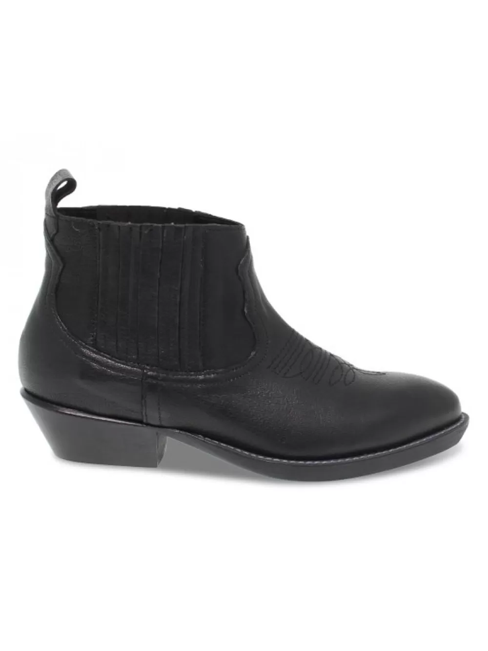 Women Ame Ankle Boot In Black Leather