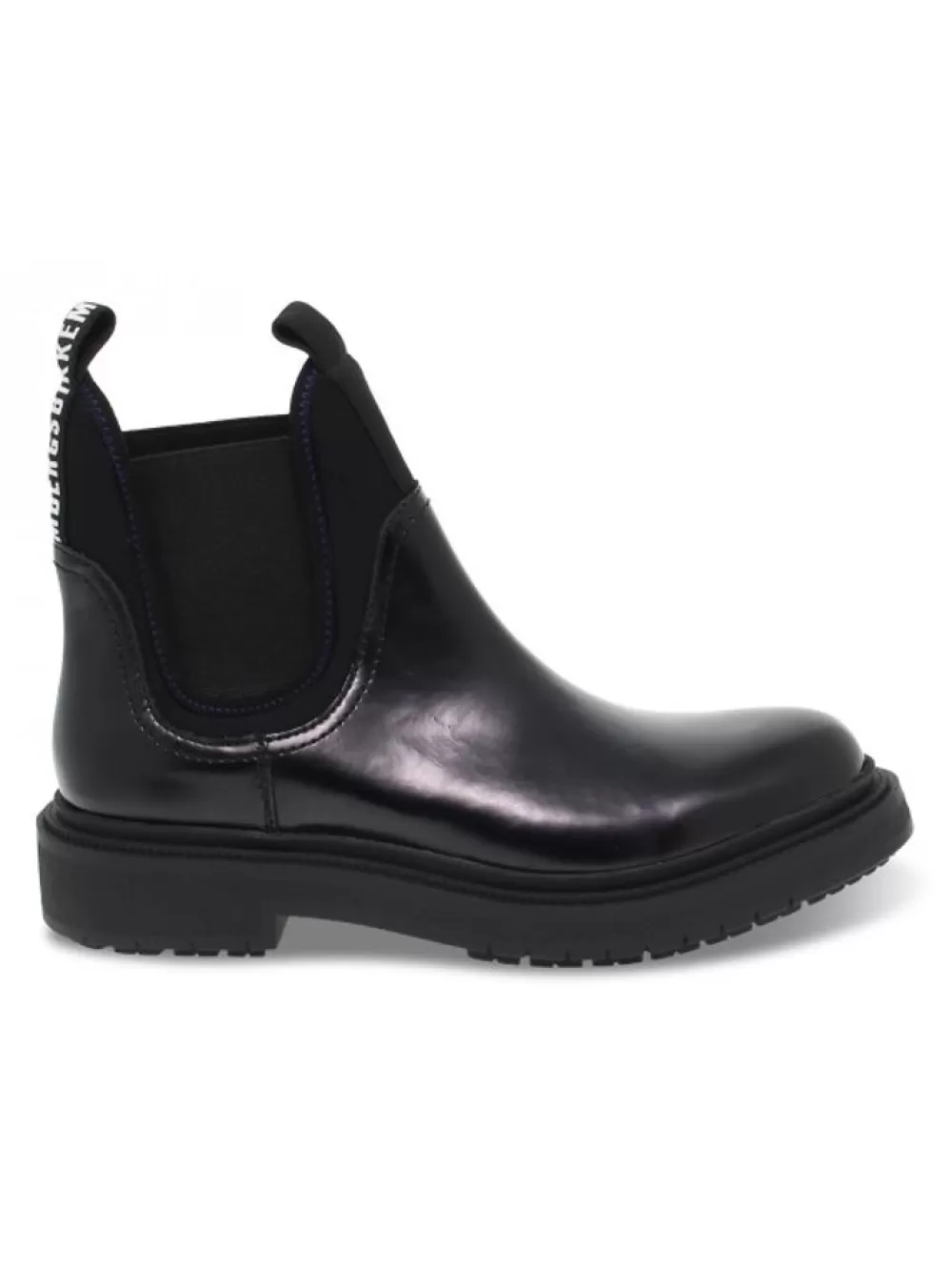 Men Bikkembergs Ankle Boot Chelsea Zorian In Black Leather