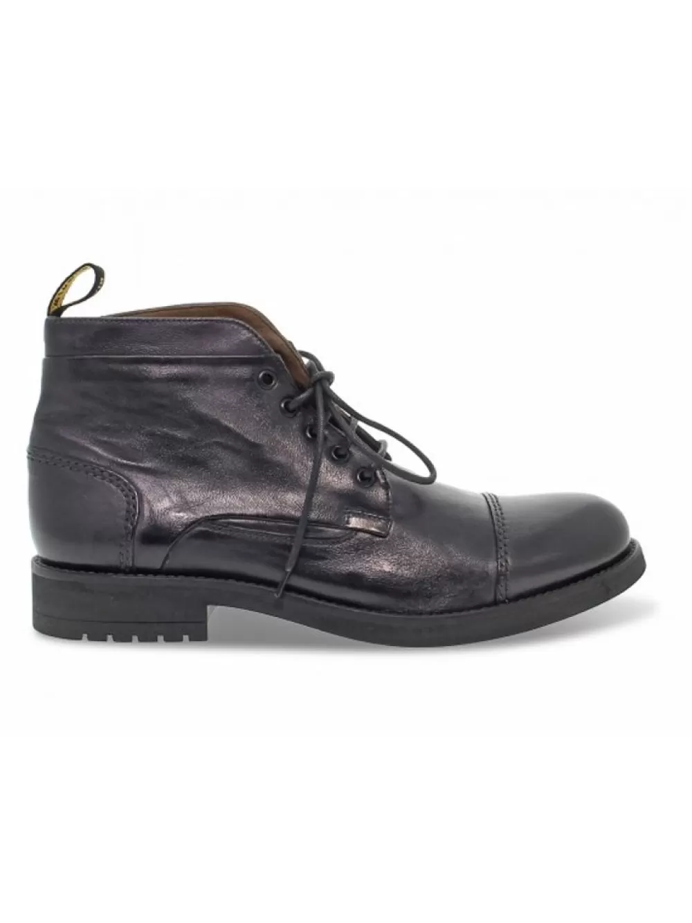 Men Jp David Ankle Boot Stile Inglese In Anthracite Leather