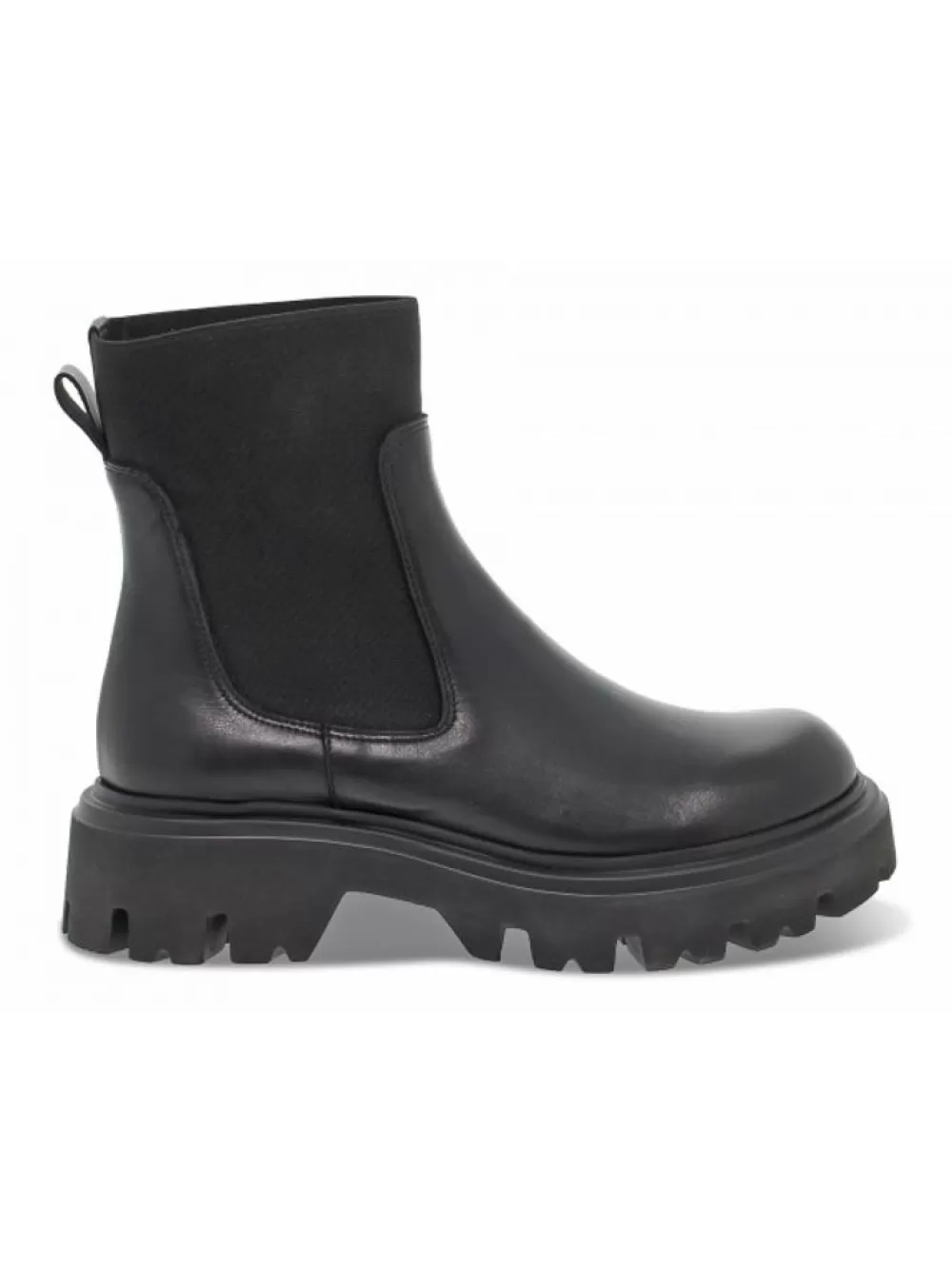 Women Poesie Veneziane Ankle Boot Stile Inglese In Black Leather