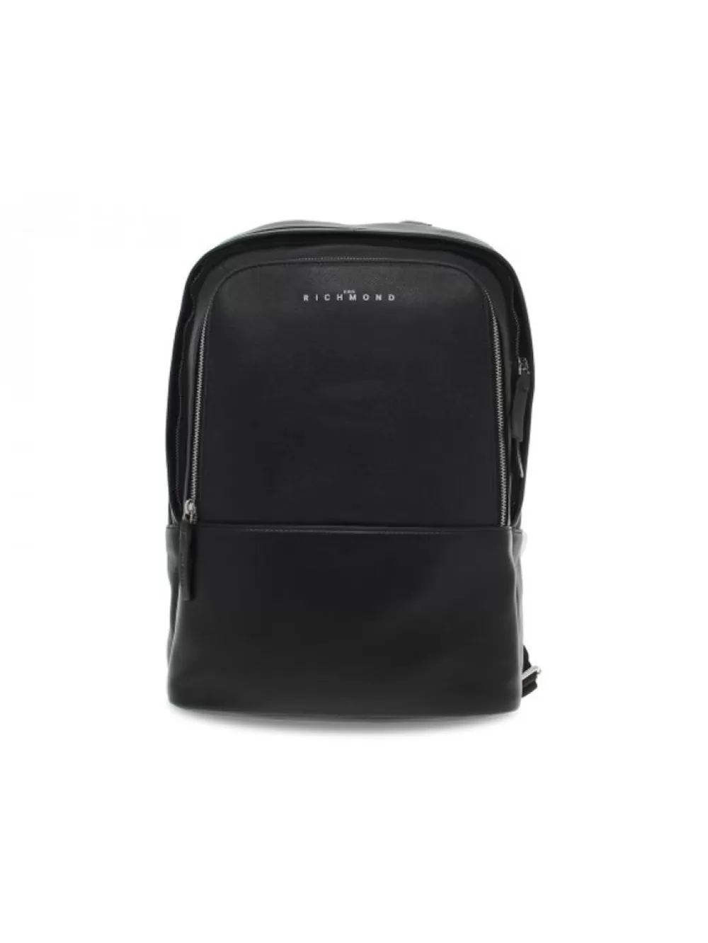 Men John Richmond Backpack Backpack In Black Leather