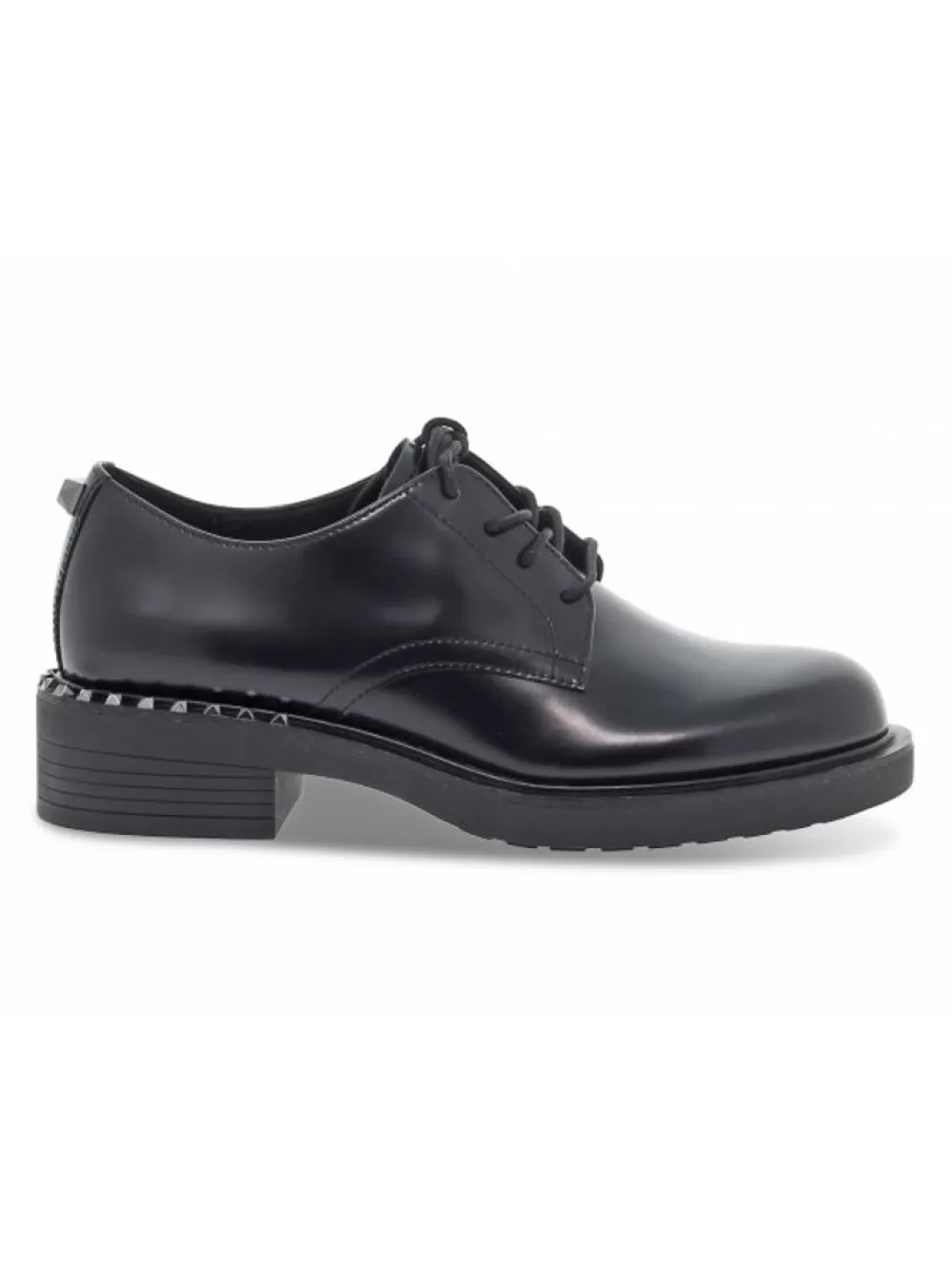 Women Ash Flat Shoe Freak In Black Brushed