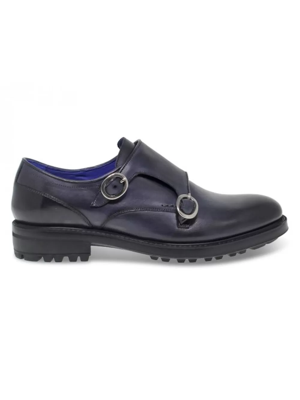 Men Brecos Laceless In Blue Leather