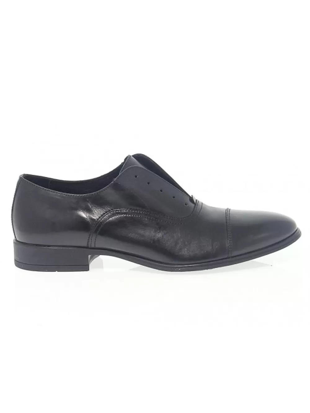 Men Antica Cuoieria Lace-Up Shoes Stile Inglese In Black Leather