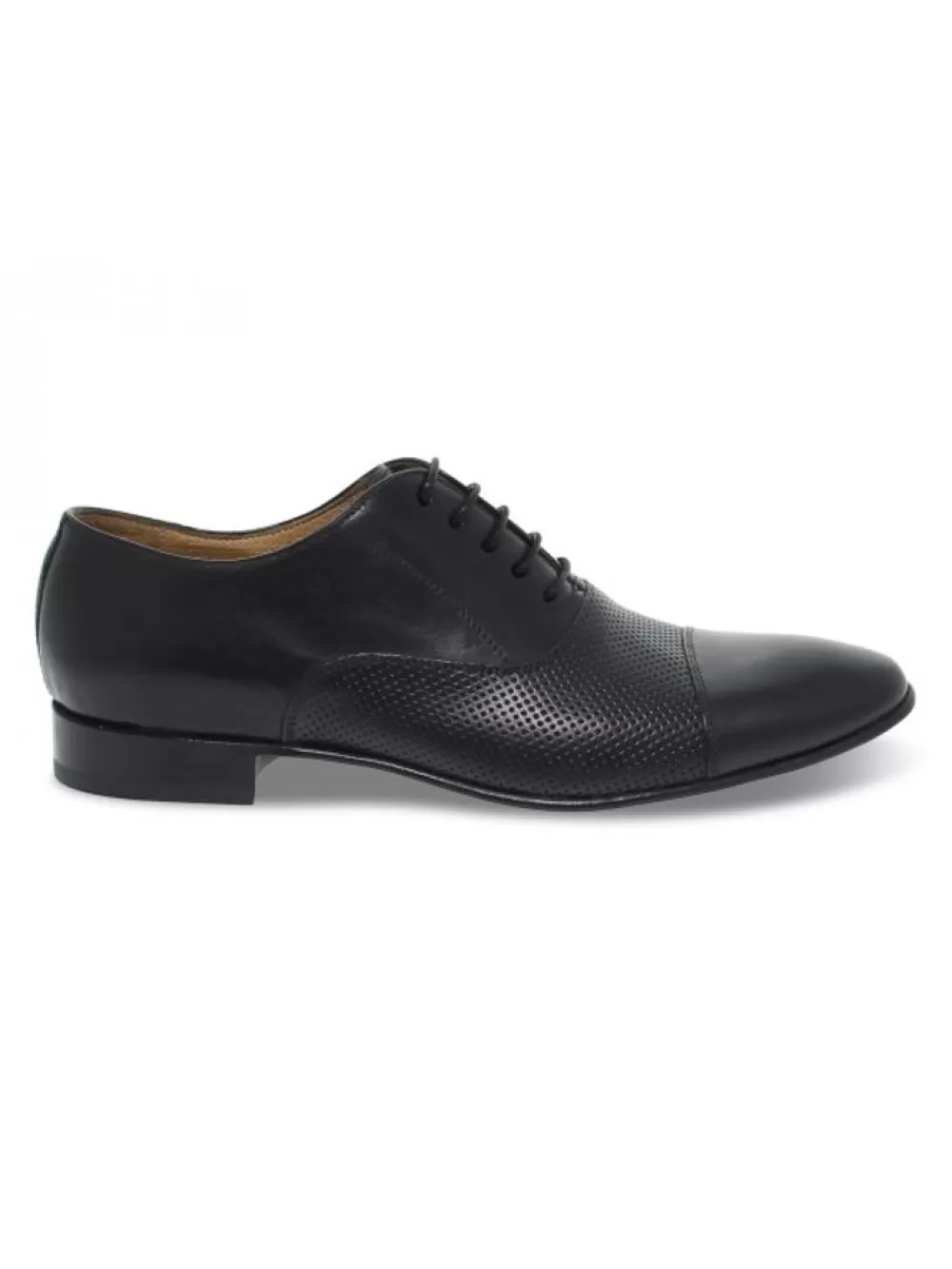 Men Artisti e Artigiani Lace-Up Shoes In Black Leather