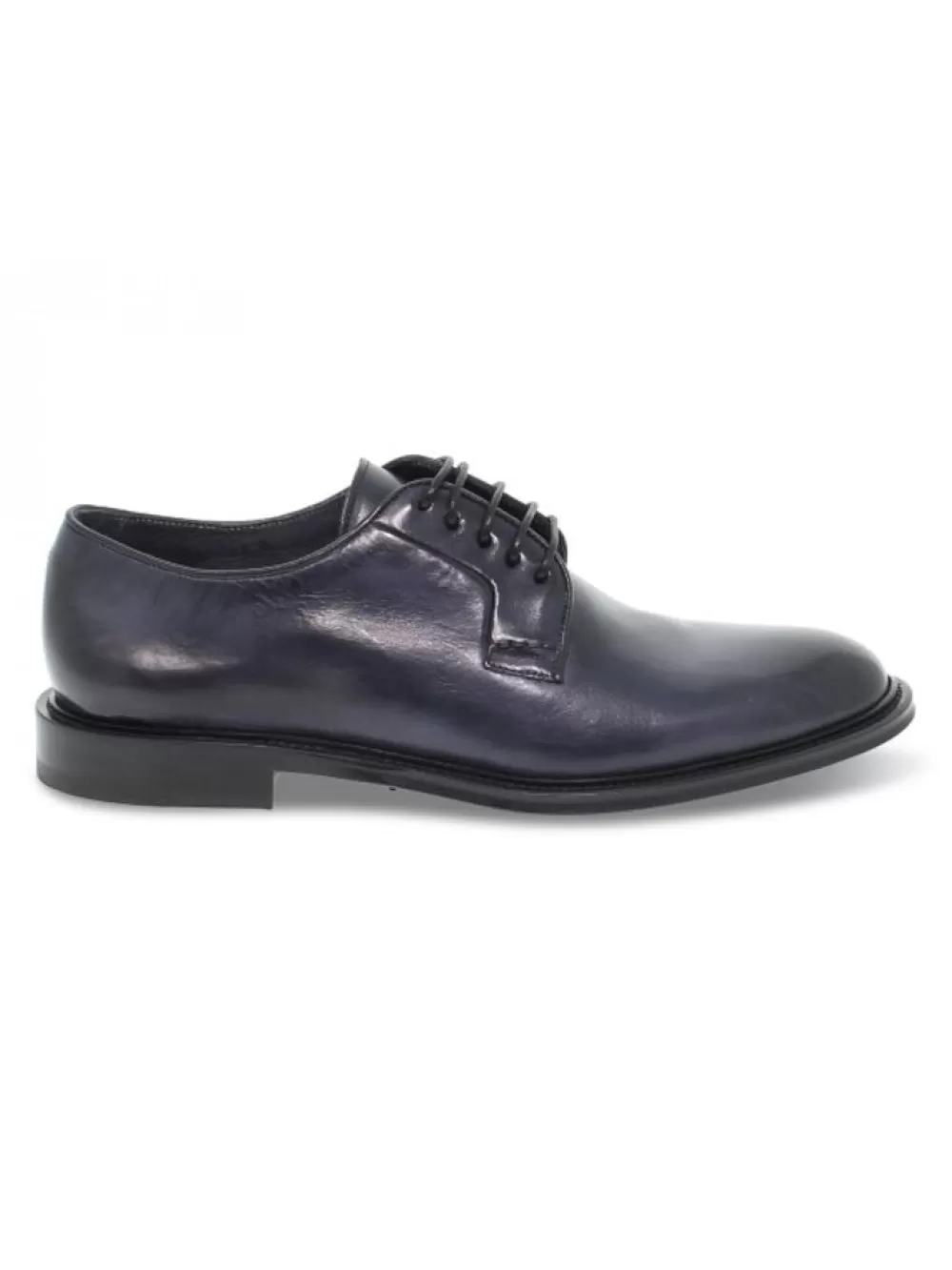 Men Artisti e Artigiani Lace-Up Shoes In Blue Leather