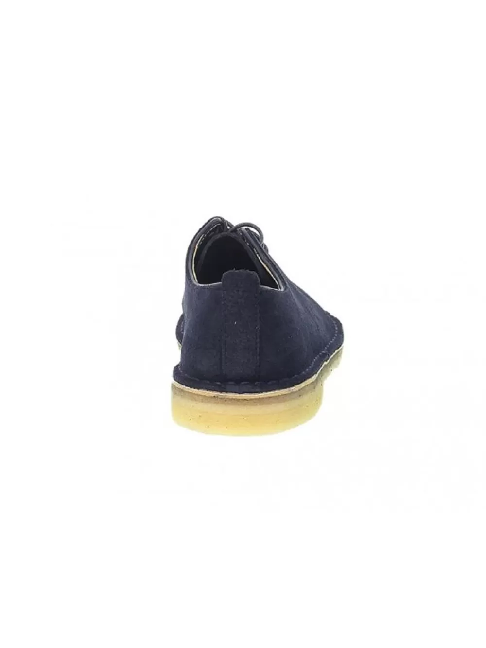 Men Clarks Lace-Up Shoes Desert London In Blue Suede Leather