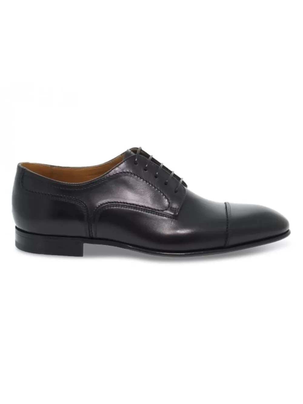 Men Fabi Lace-Up Shoes Stile Inglese In Black Leather