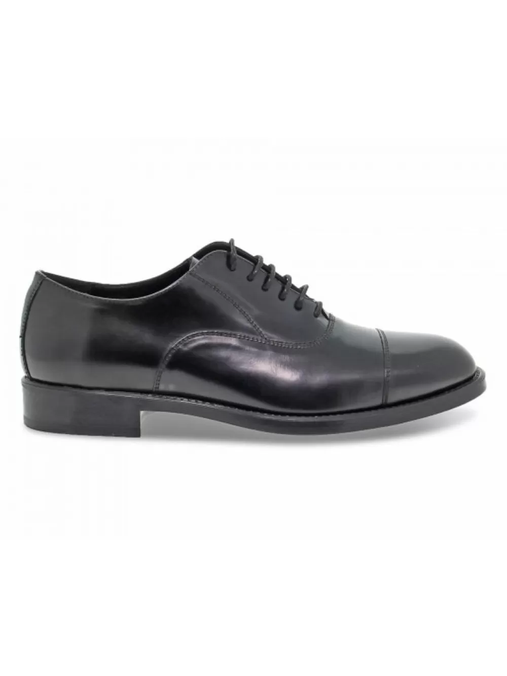 Men Guidi Calzature Lace-Up Shoes Stile Inglese In Black Brushed