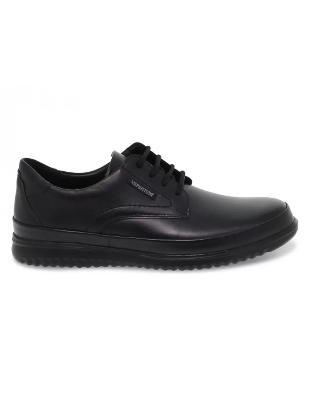 Men Mephisto Lace-Up Shoes Tedy In Black Leather