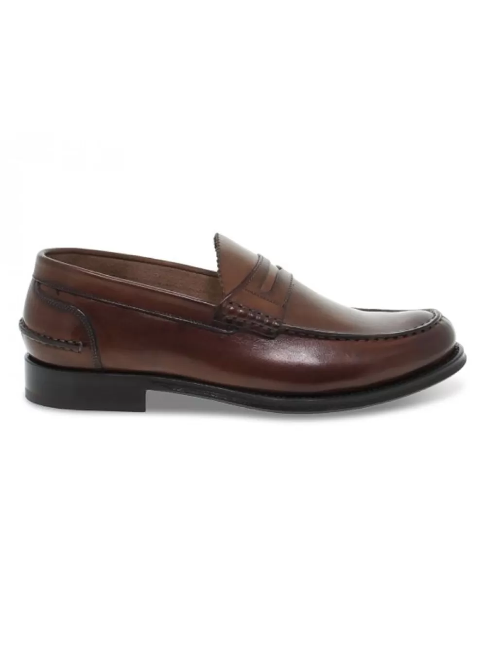 Men Brecos Loafer College In Brown Leather