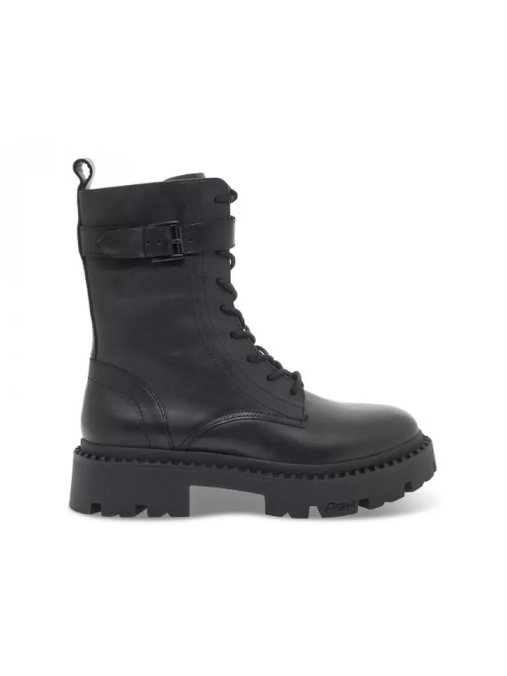 Women Ash Low Boot Plato' In Black Leather