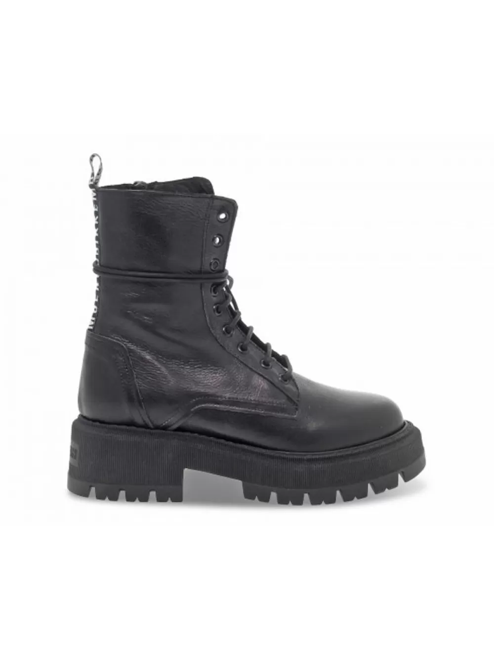 Women Bikkembergs Low Boot Plato' In Black Leather