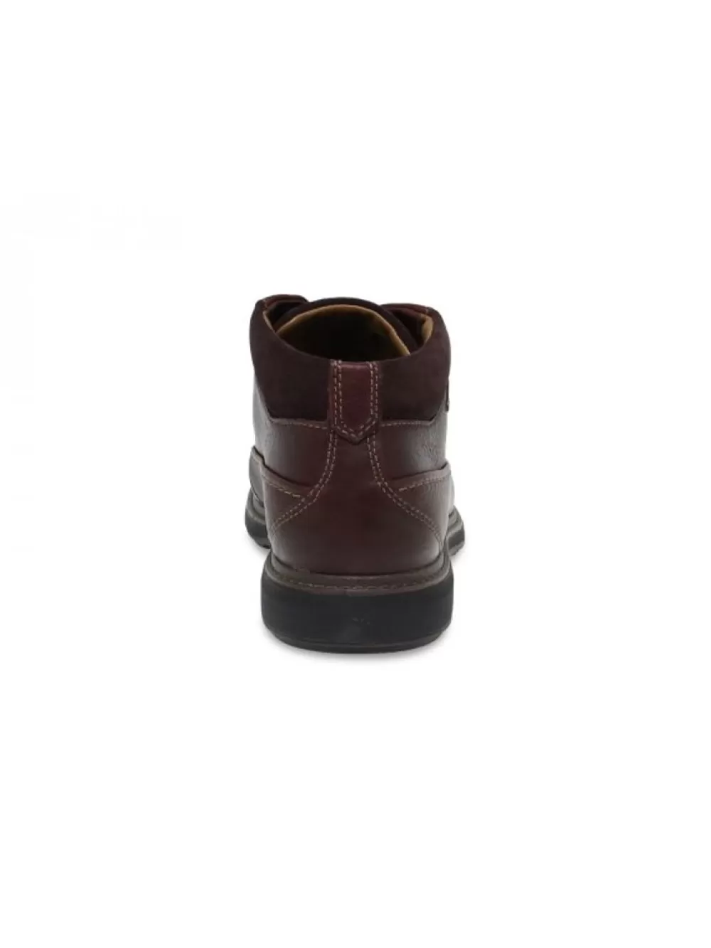 Men Clarks Low Boot Goretex In Dark Brown Leather