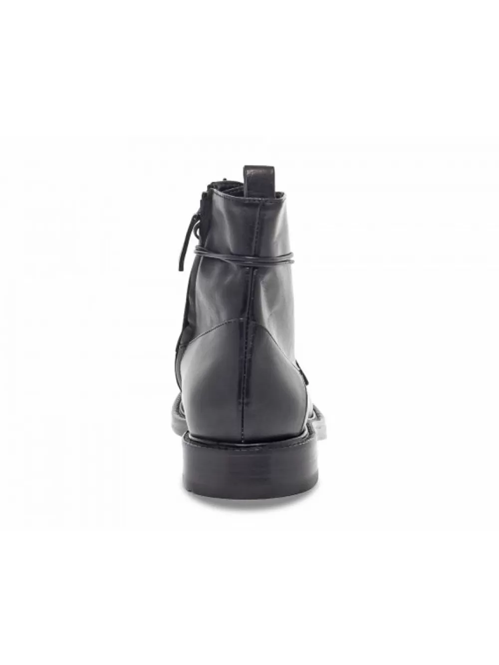 Men Ernesto Dolani Low Boot Stile Inglese In Black Leather