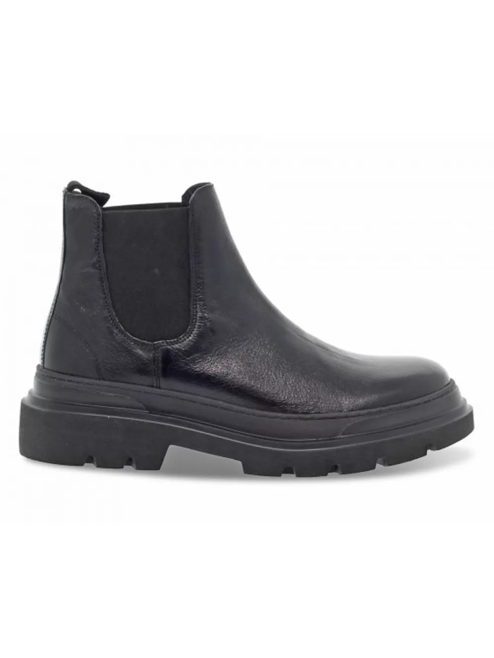 Men Guidi Calzature Low Boot Stile Inglese In Black Leather