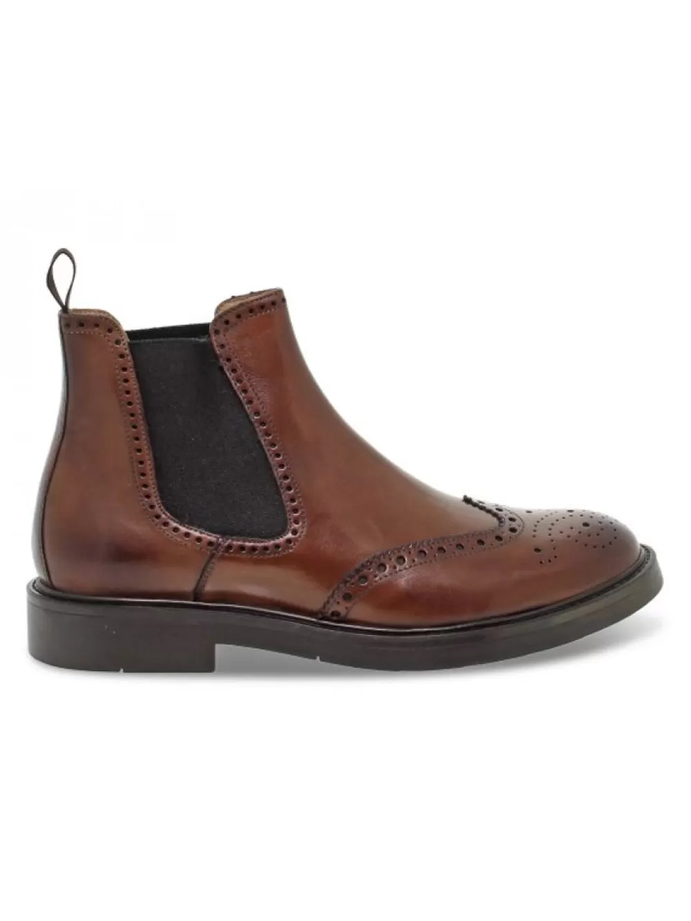 Men Guidi Calzature Low Boot Stile Inglese In Leather Leather