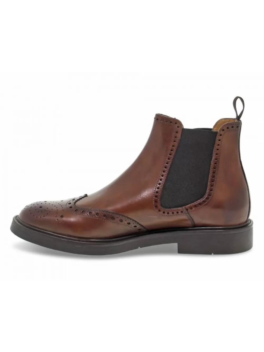 Men Guidi Calzature Low Boot Stile Inglese In Leather Leather