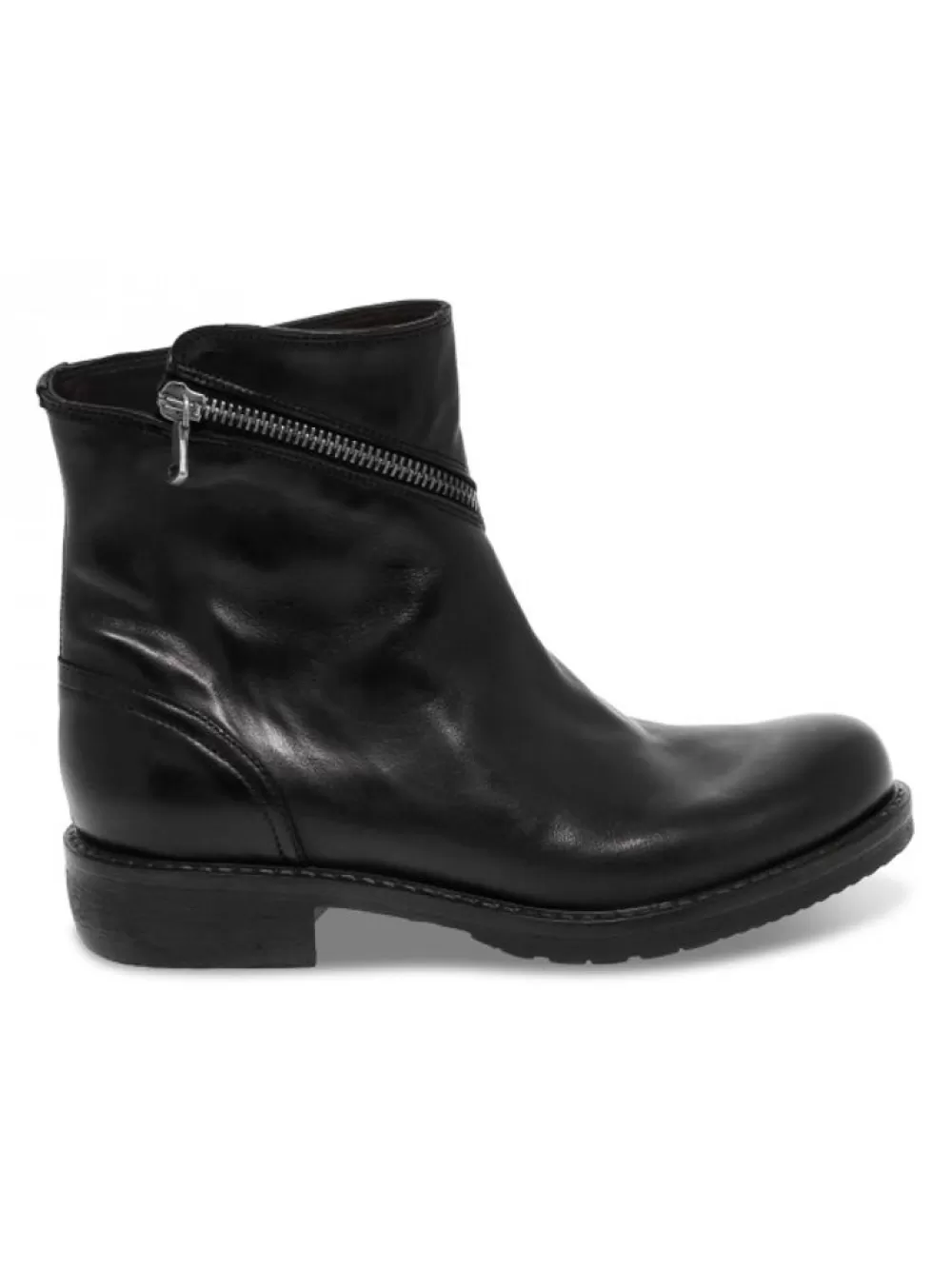 Women Jp David Low Boot In Black Leather