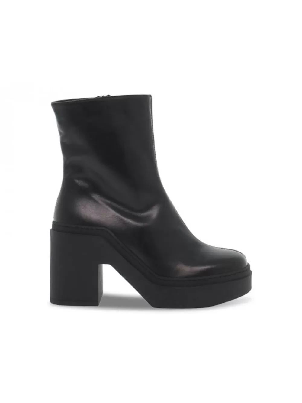 Women Poesie Veneziane Low Boot Prada In Black Leather