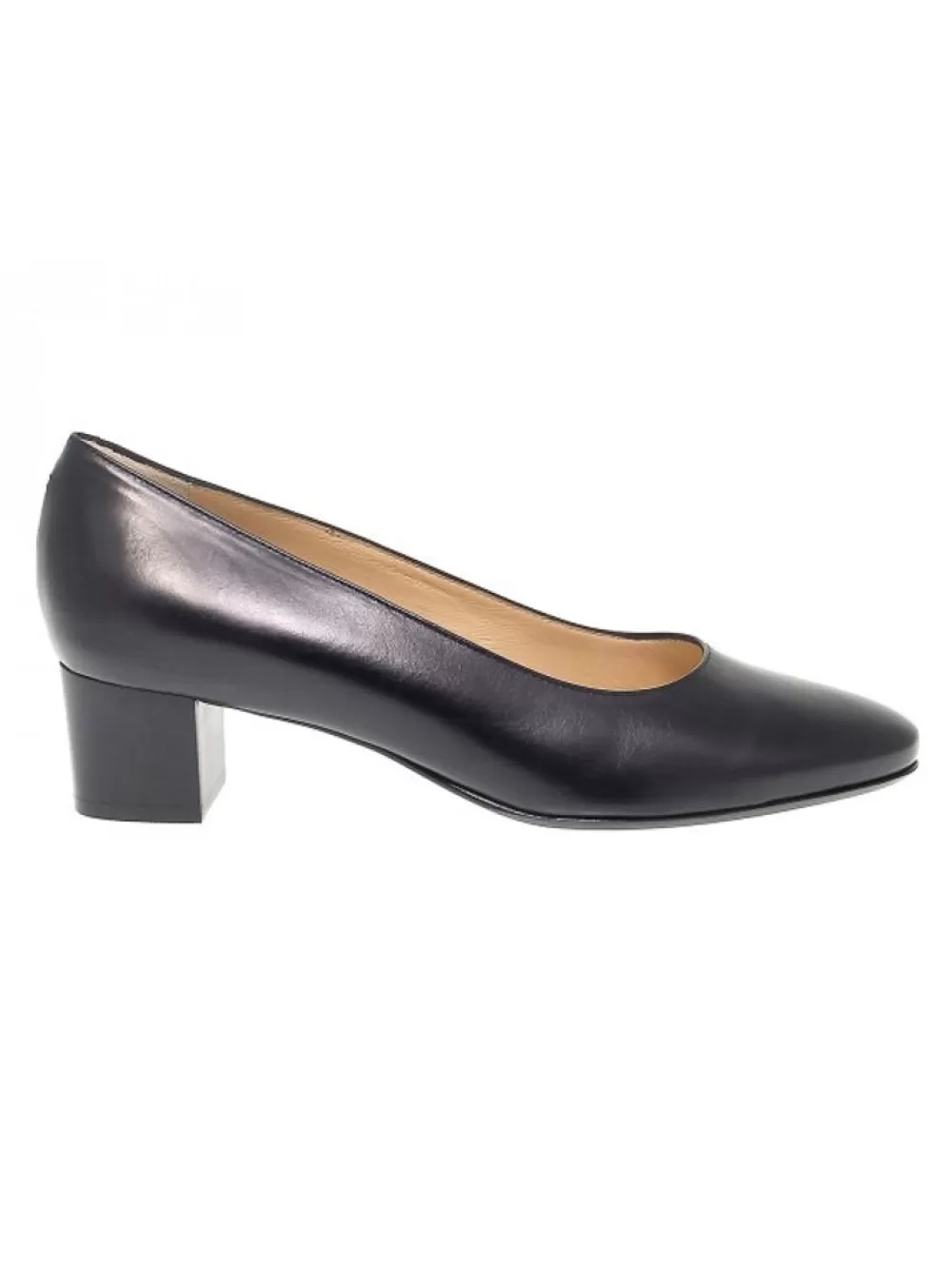 Women Martina Pump In Black Leather