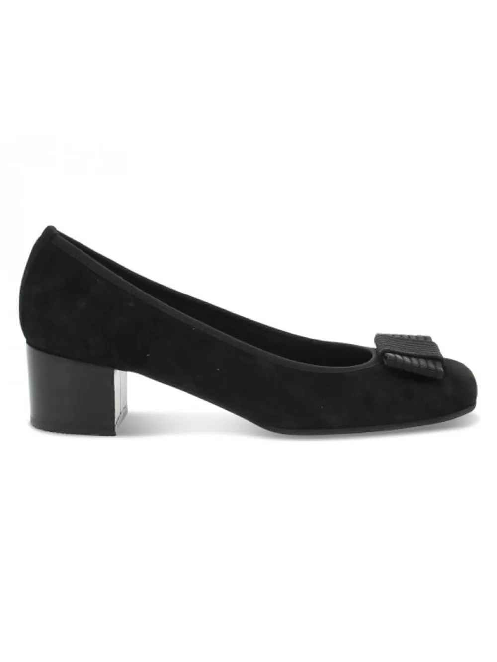 Women Pitti Linea Pump Daniela Rossi In Black Suede Leather