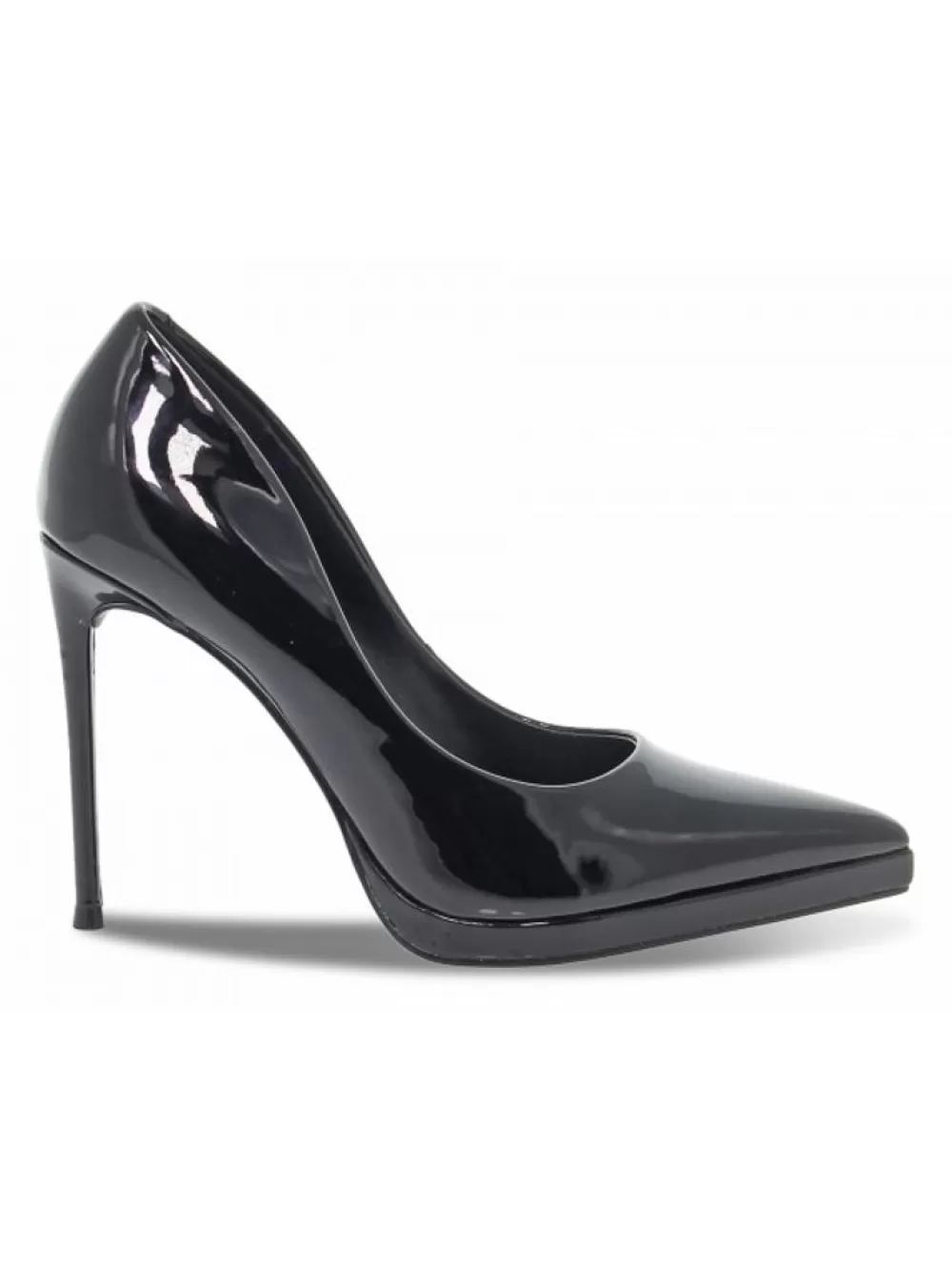 Women Steve Madden Pump Klassy Blk Patent In Black Paint