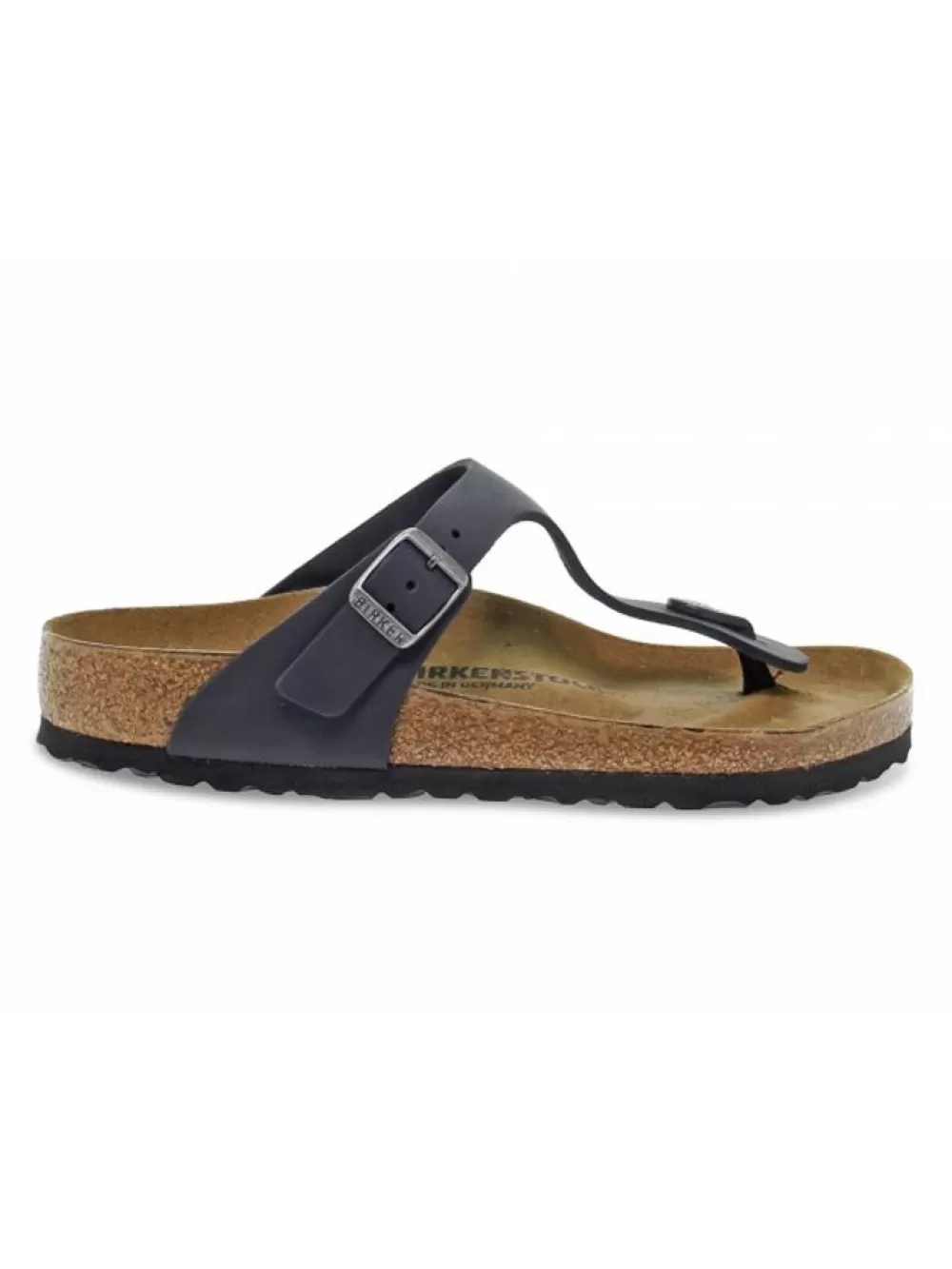 Men Birkenstock Sandal Gizeh In Black Leather