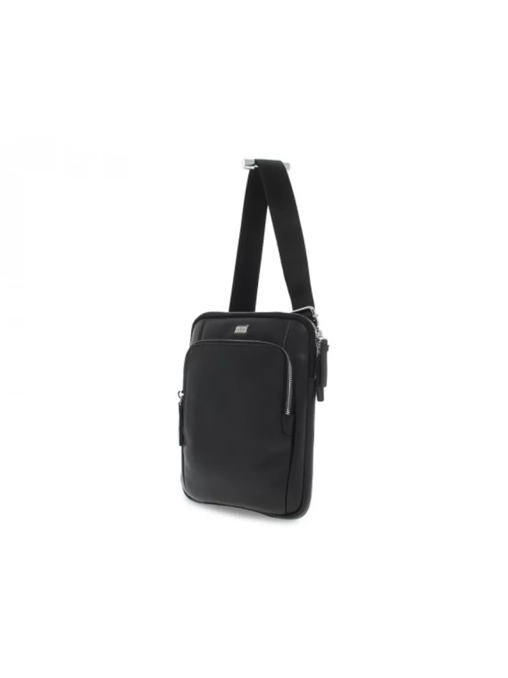 Men John Richmond Shoulder Bag Shoulder Bag In Black Leather