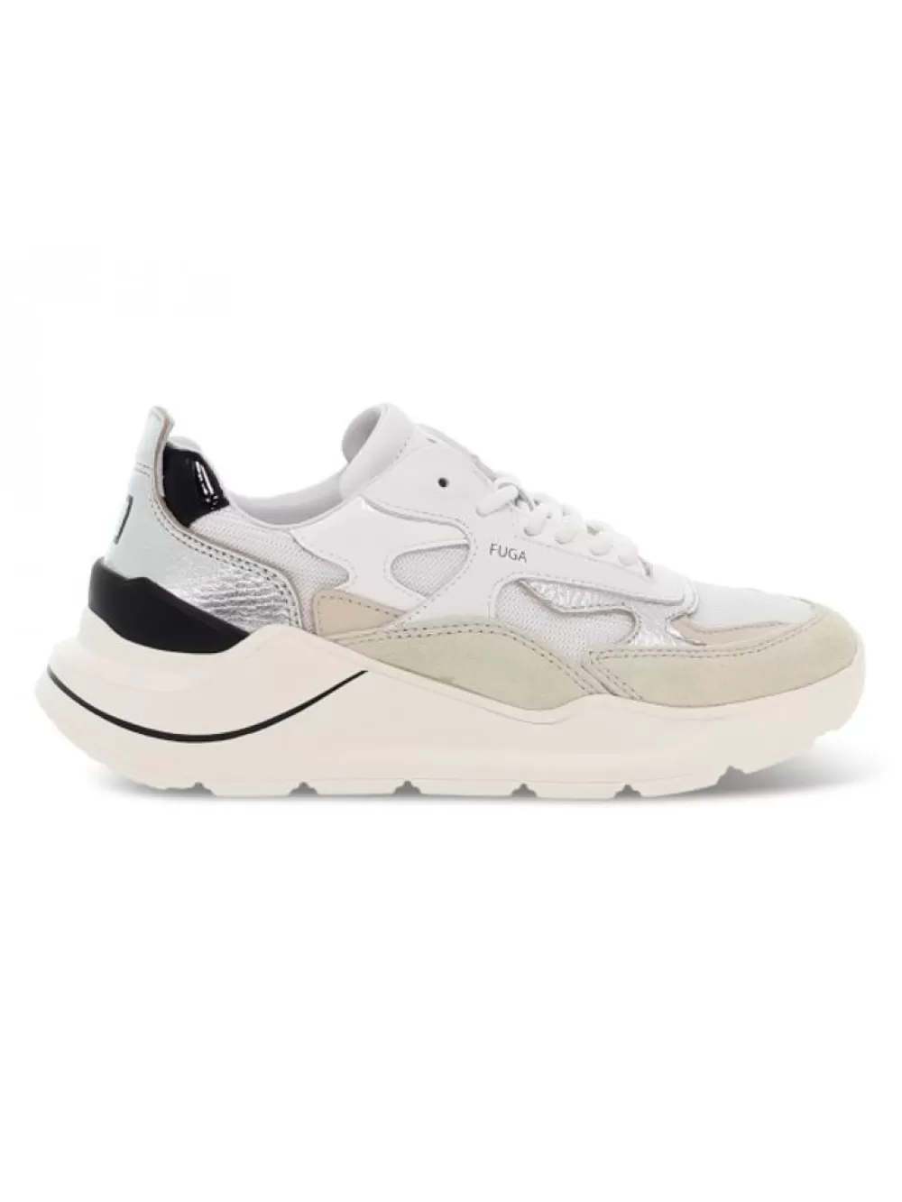 Women D.A.T.E. Sneakers Fuga Dragon White-Beige In White Leather