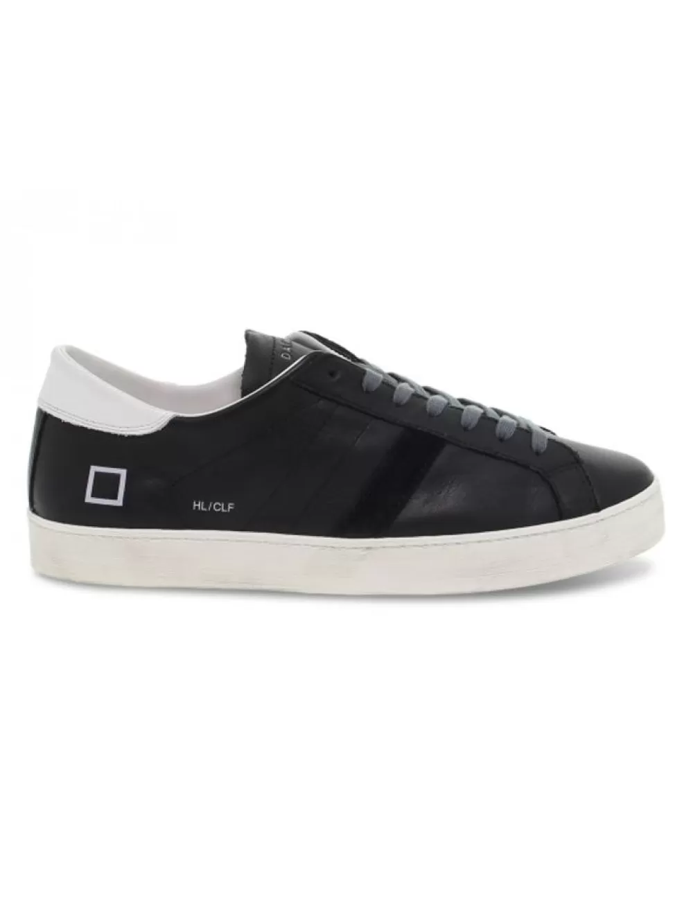 Men D.A.T.E. Sneakers Hill Low Calf Black In Black Leather