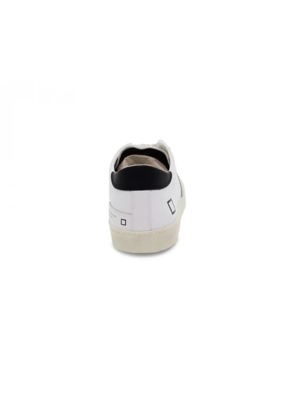 Men D.A.T.E. Sneakers Hill Low Calf White-Black In White Leather