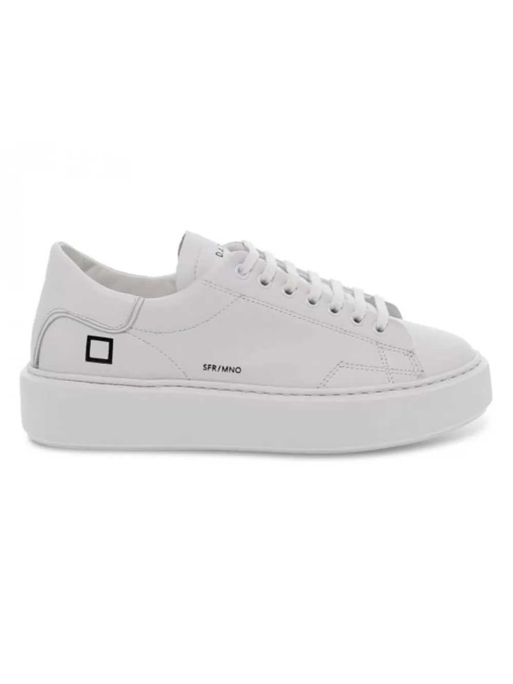 Women D.A.T.E. Sneakers Sfera Mono In White Leather