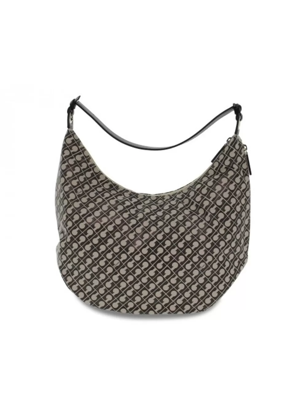 Women Gherardini Tote Bag Softy Hobo Luggage In Grey Fabric