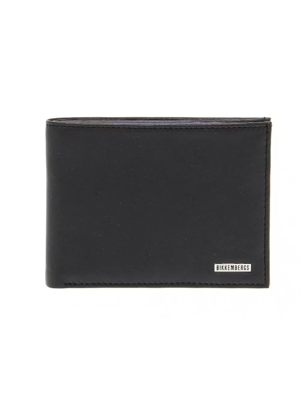 Men Bikkembergs Wallet Wallet Metal Plate In Leather