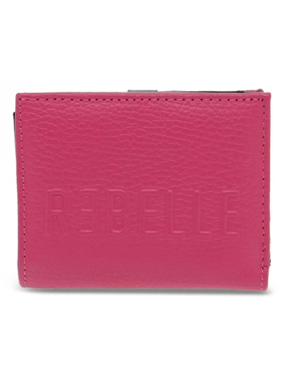 Women Rebelle Wallet Ziparoun S Dollaro Candy In Fuchsia Leather