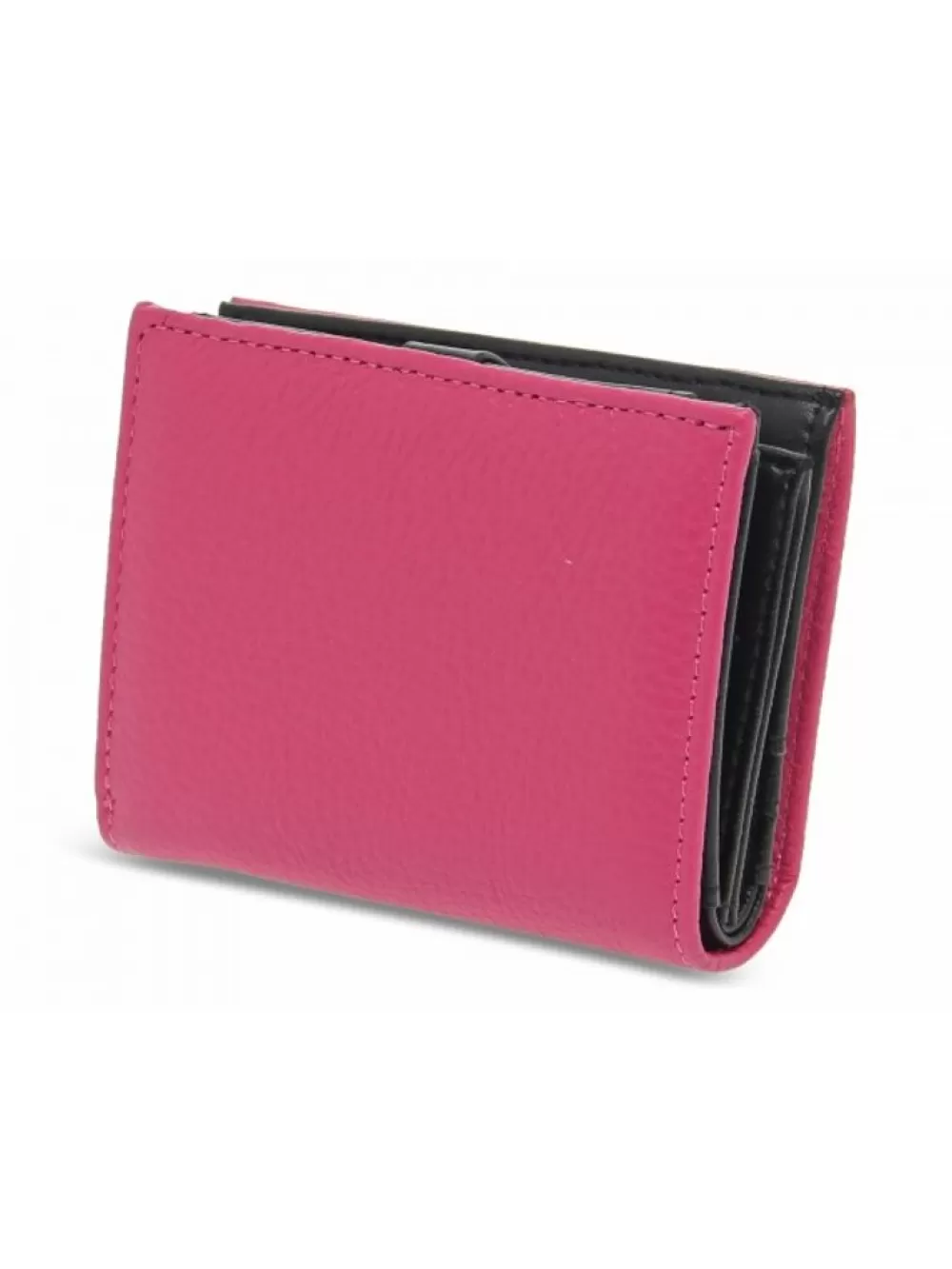 Women Rebelle Wallet Ziparoun S Dollaro Candy In Fuchsia Leather